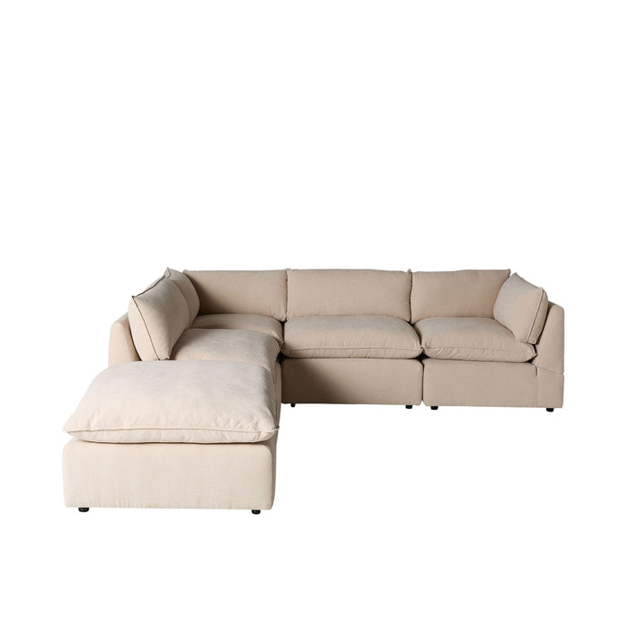 Sora Corner Sofa Ivory