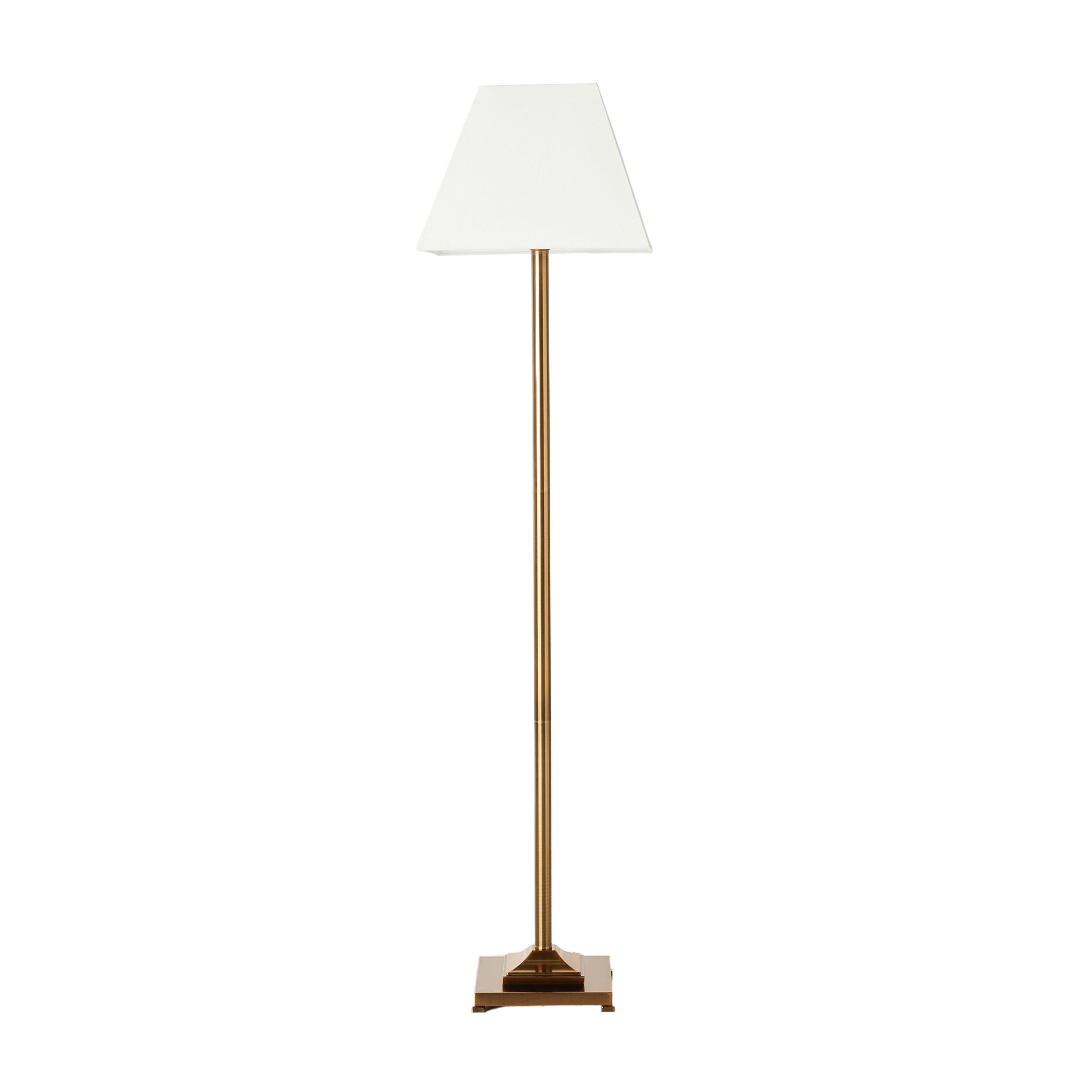 Paxton Floor Lamp Brass 165x40cm