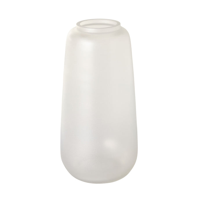 Tundra Frosted Vase 12x12x25cm