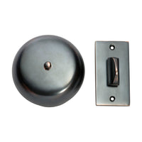 5516 Turn Bell Plain Antique Copper D90mm