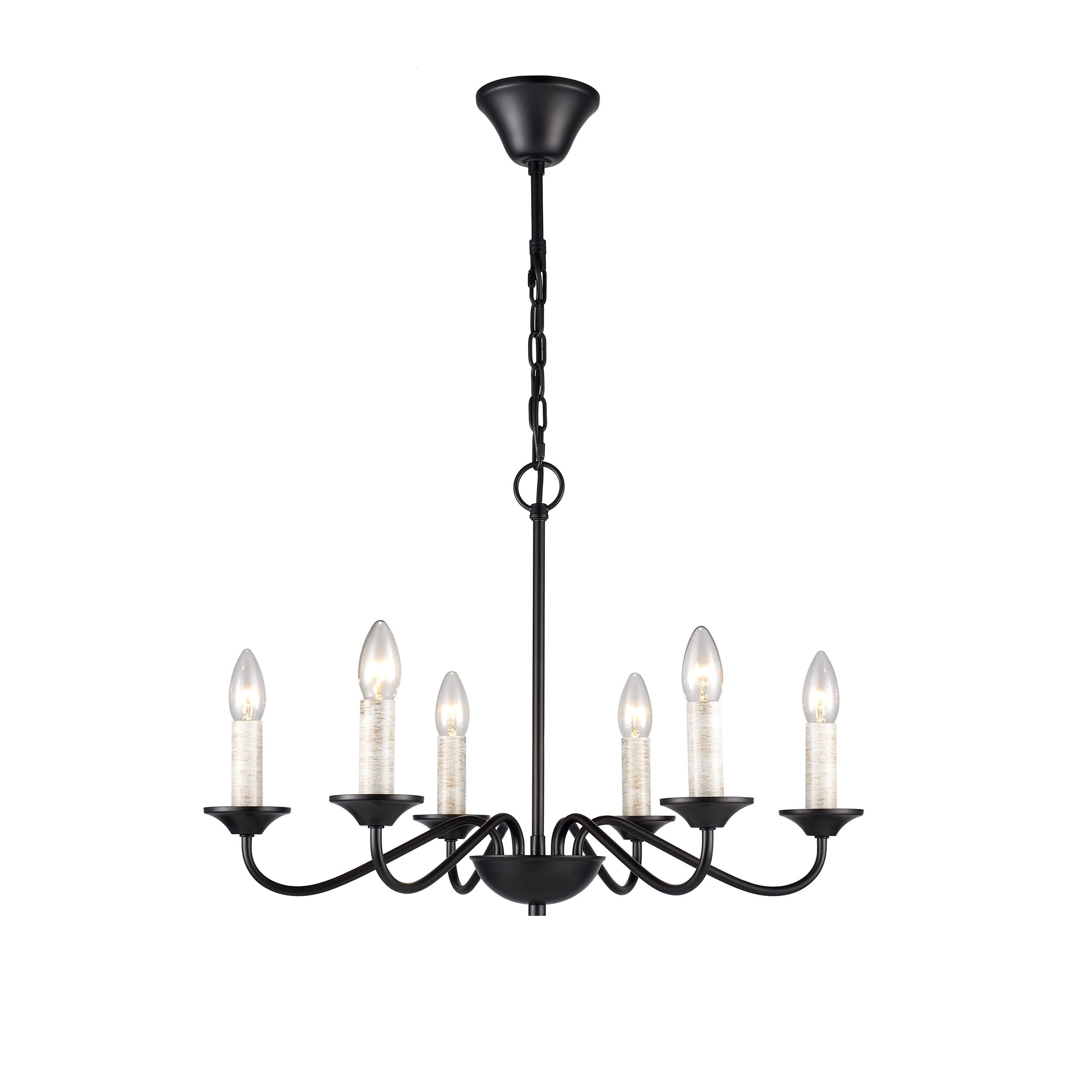 Zora 6 Light Chandelier 60cm