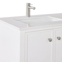 Liam Single Vanity White 940mm