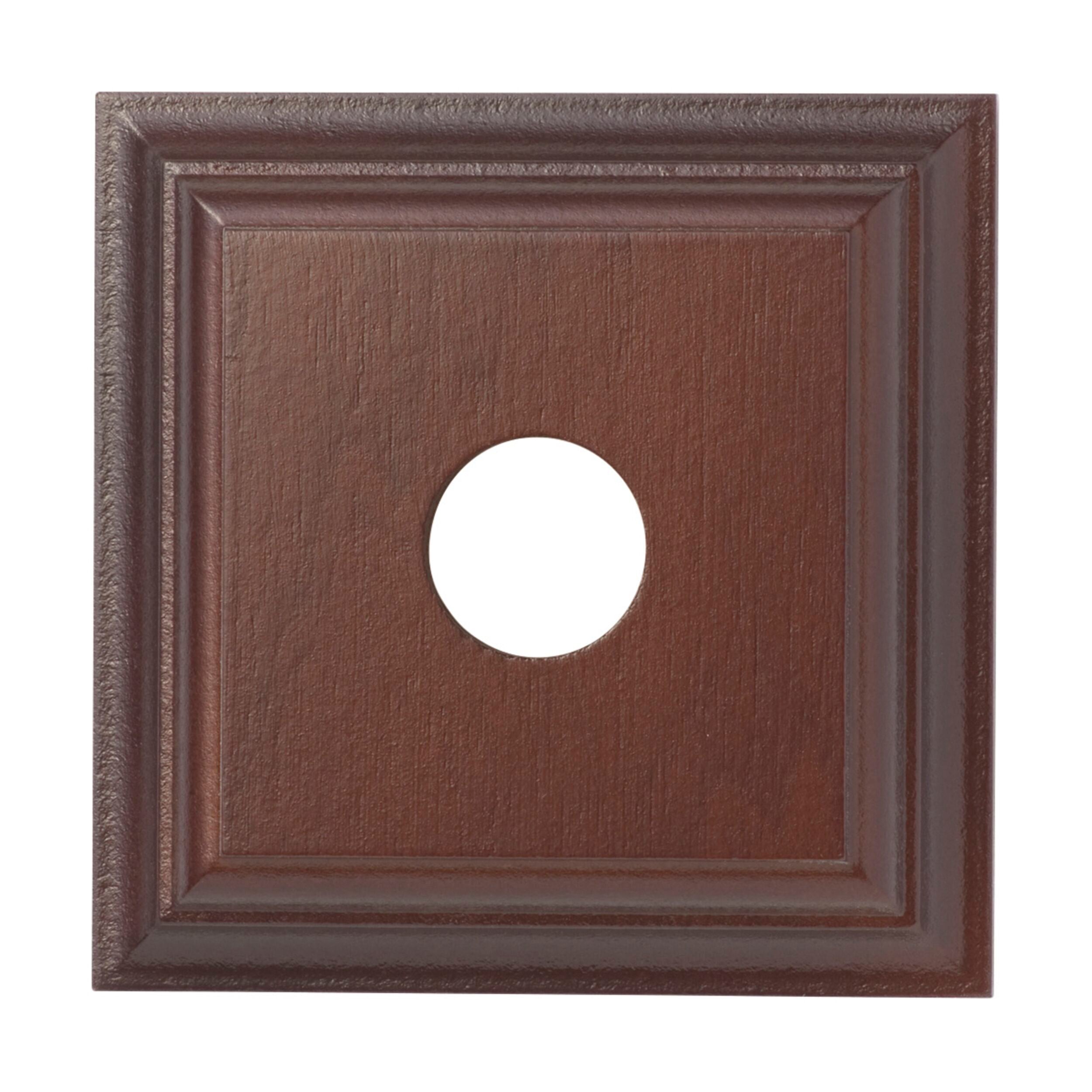 5411 Switch Socket Block Classic Single Cedar H90xW90mm