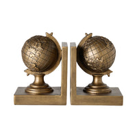 Darwin Globe Bookends