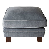 Lisette Velvet Ottoman Aura Storm