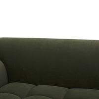 Alexis 2.5 Seater Velvet Sofa Eucalyptus