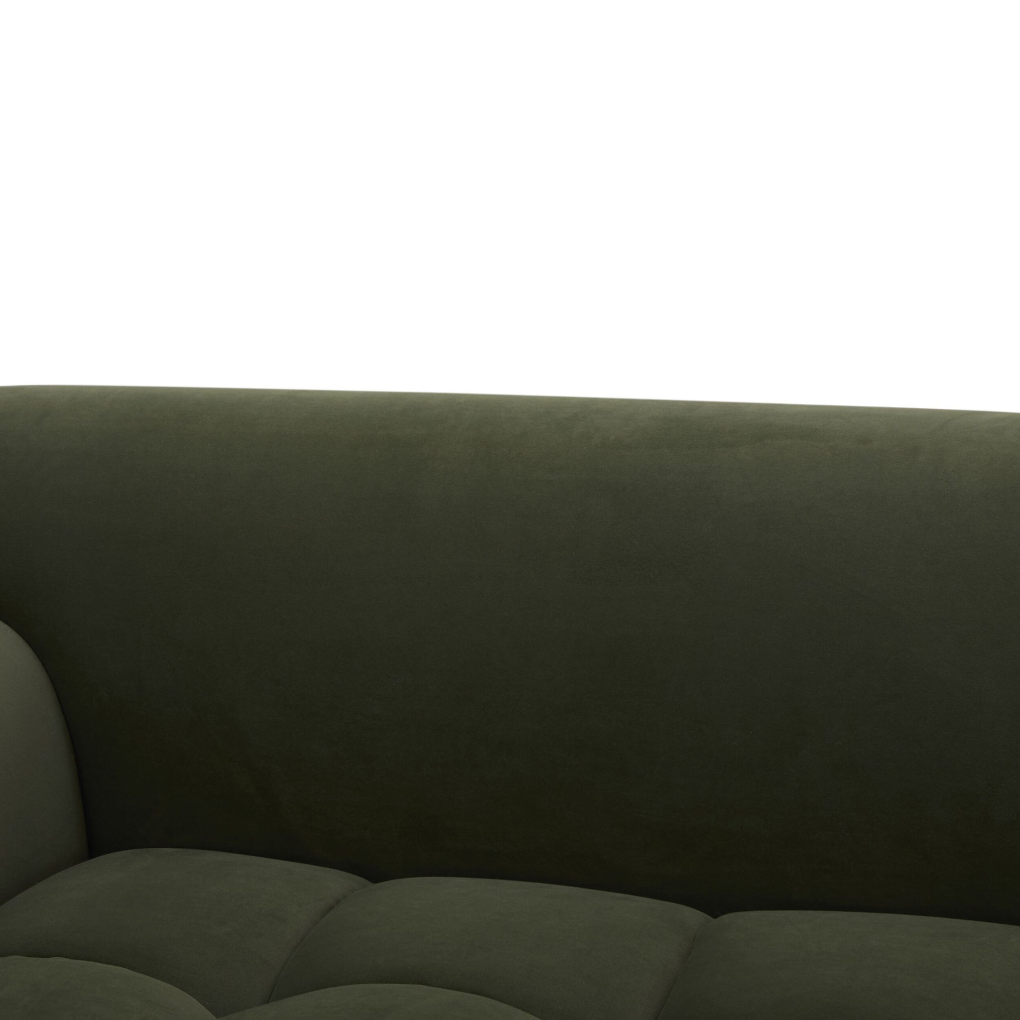 Alexis 2.5 Seater Velvet Sofa Eucalyptus
