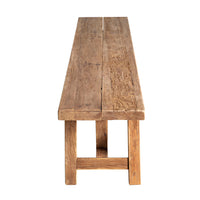 Kalise Reclaimed Timber Trestle Dining Bench