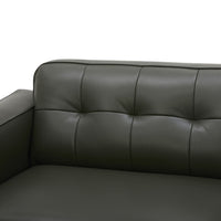Carson 3 Seater Leather Sofa Fern Green