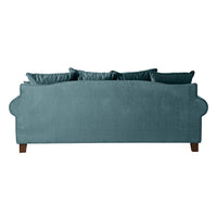 Lisette 3.5 Seater Velvet Sofa Aura Emerald