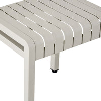 Tomi Alumnium Stool Taupe