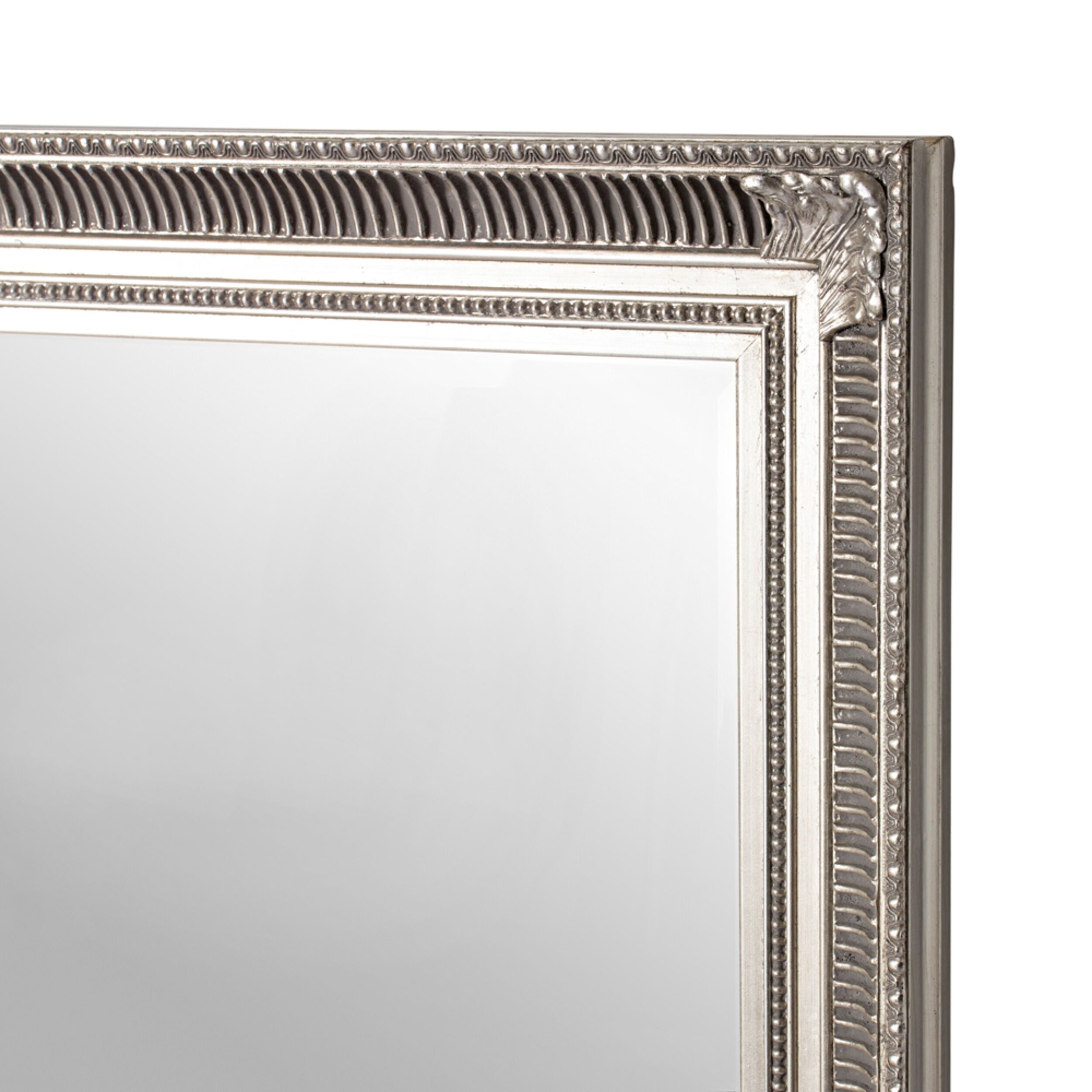 Bjorn Ribbed Mirror Silver 122x91cm