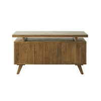 Dawson Reclaimed Timber Double Pedestal Desk