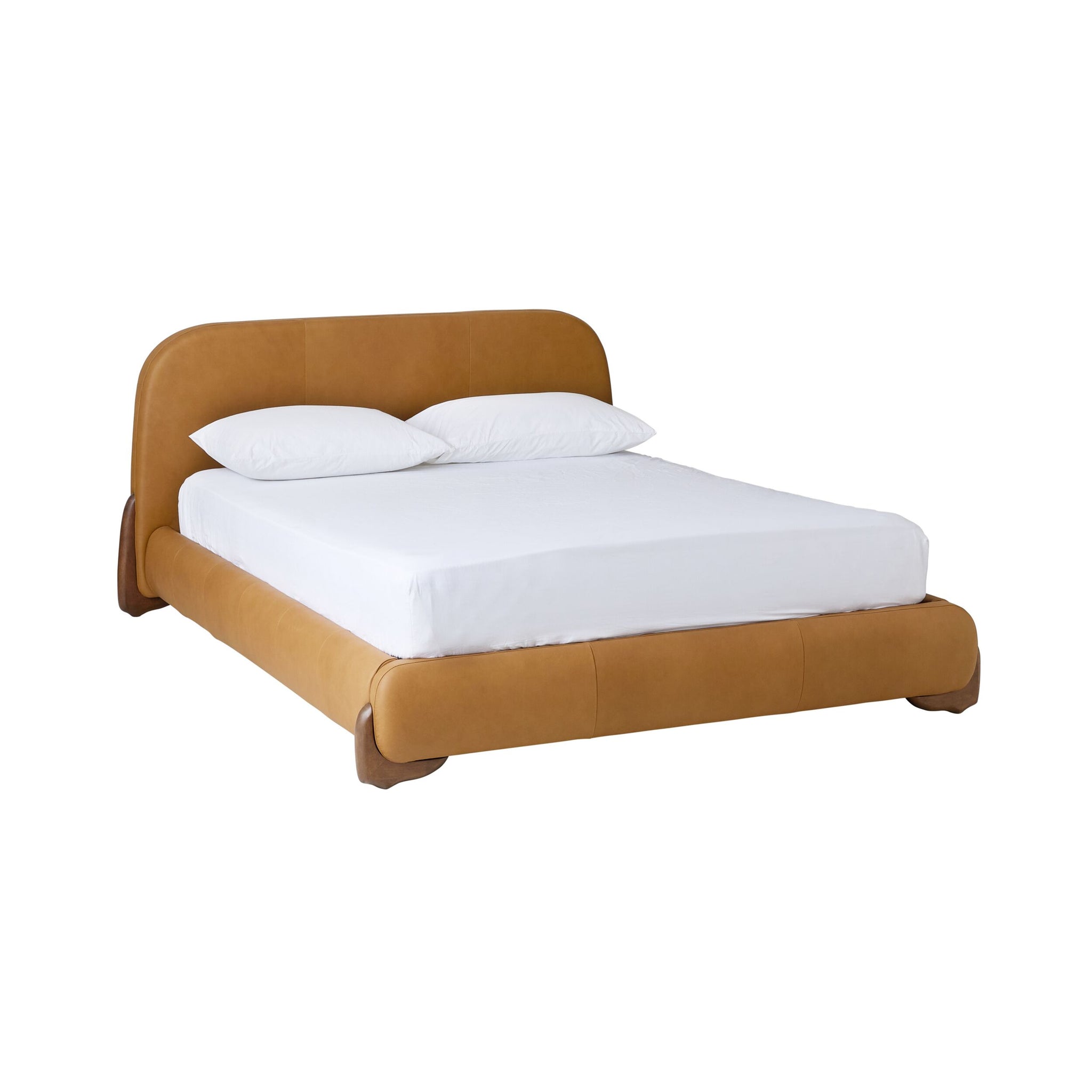 Eden Leather Queen Bed