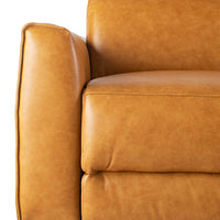 Dunaway 2 Seater Leather Recliner Sofa Vintage Tan