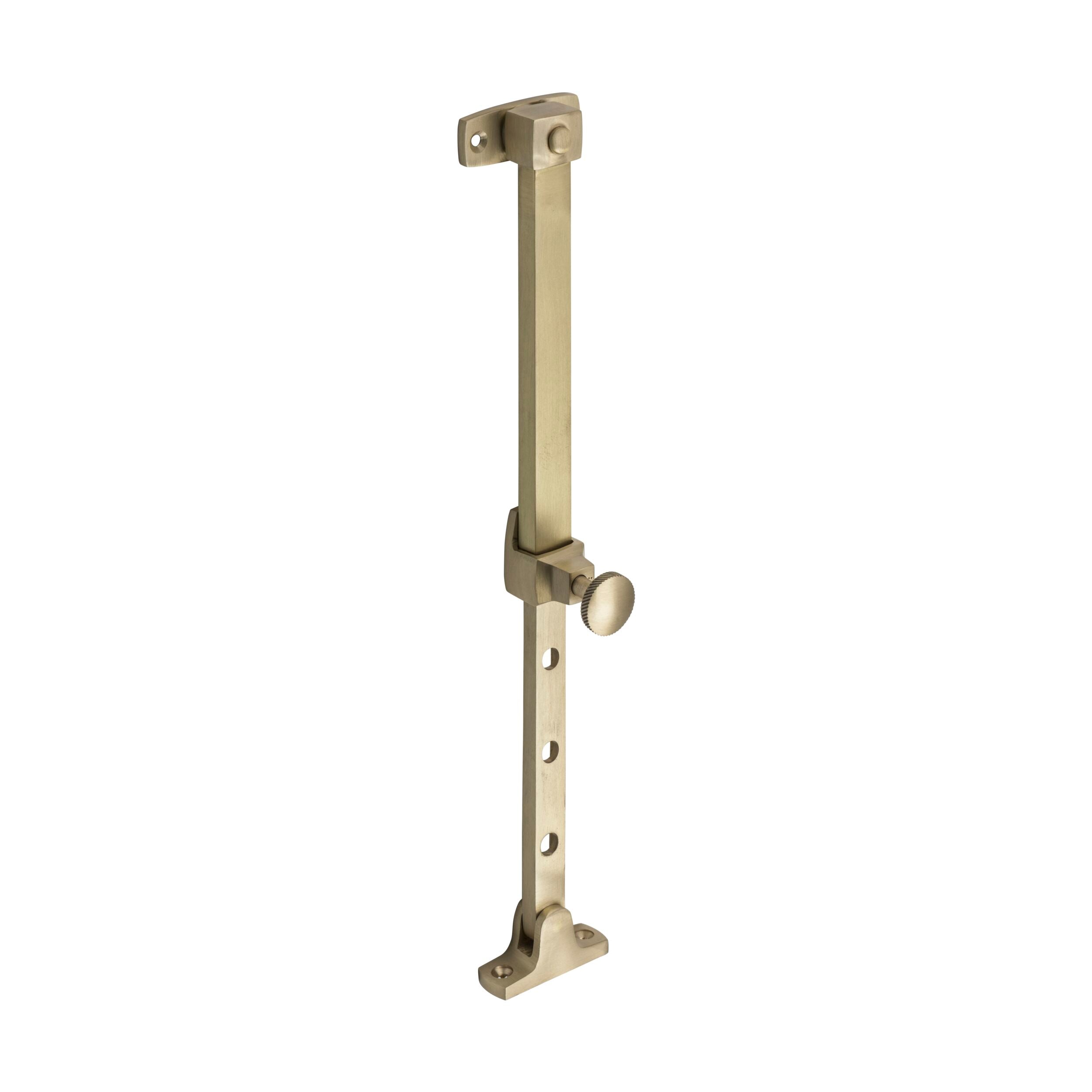 6661 Casement Stay Telescopic Pin Satin Brass L200-295mm