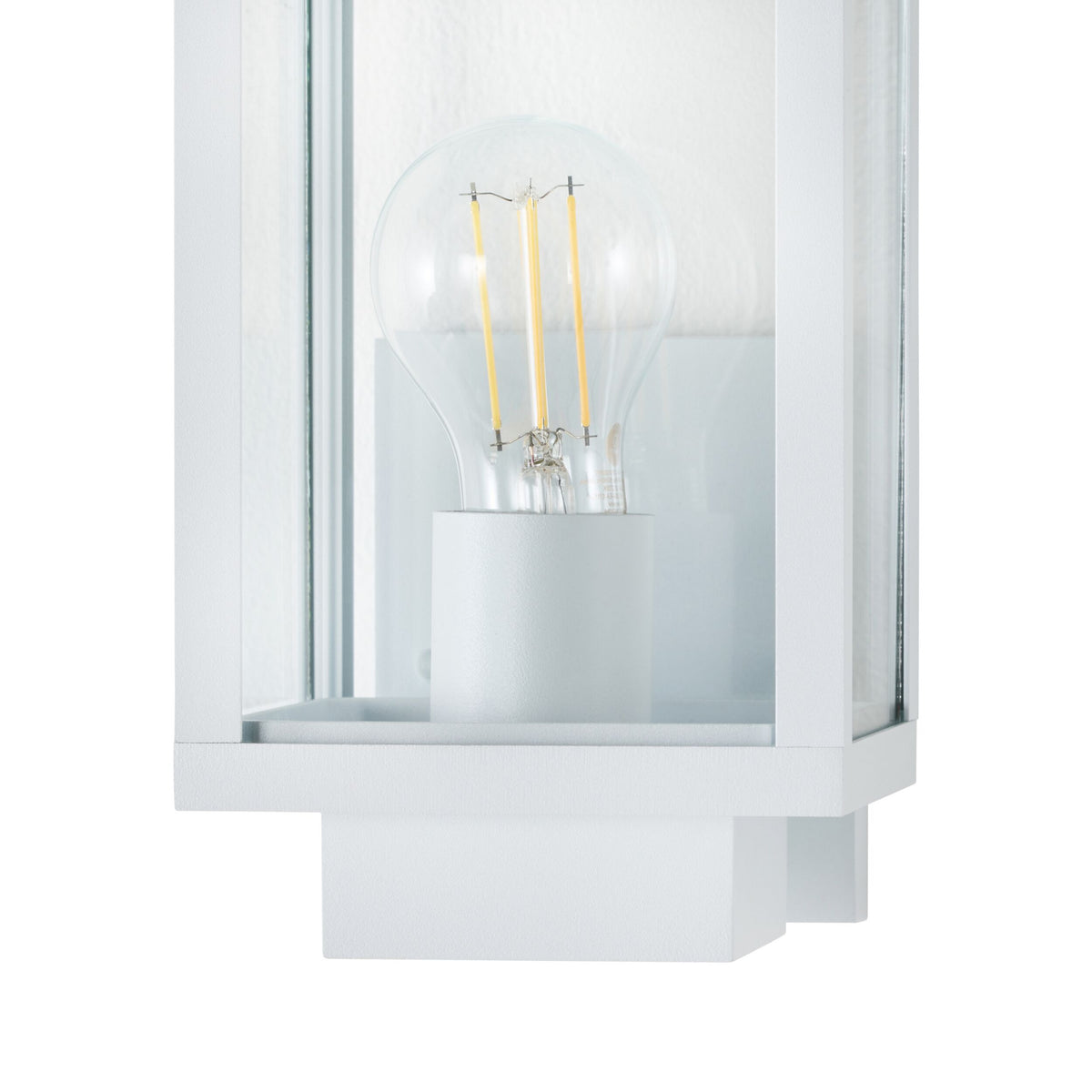 Logan 1 Light Exterior Wall Bracket White