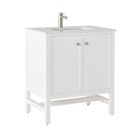 Liam Single Vanity White 790mm