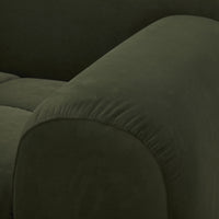 Alexis 2.5 Seater Velvet Sofa Eucalyptus