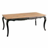 Provincial Oak Dining Table 200cm Black