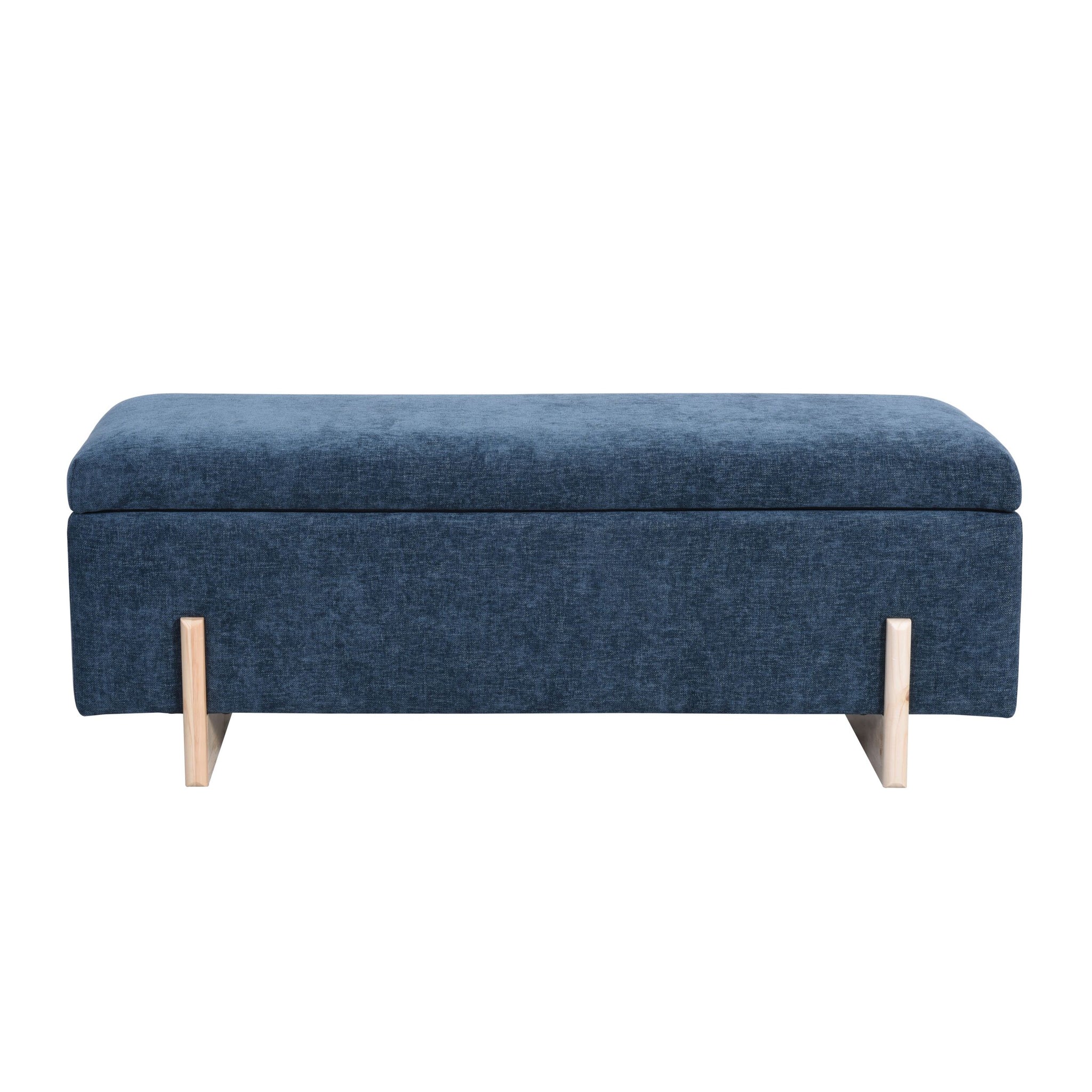 Sara Storage Bench Mineral Blue