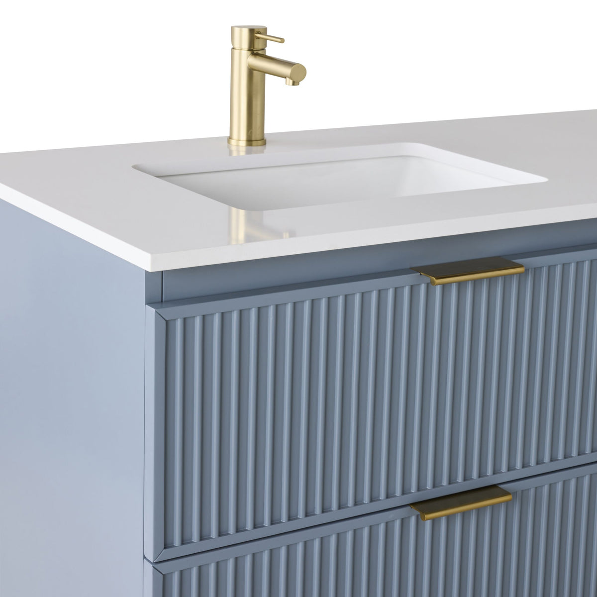 Lennox Double Vanity Slate Blue 1550mm