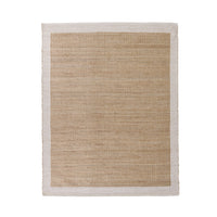 Alhambra Border Jute Rug Wheat 240x300cm