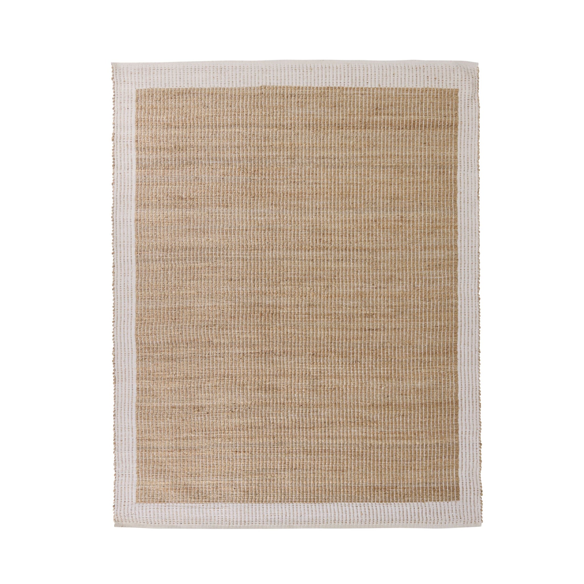 Alhambra Border Jute Rug Wheat 240x300cm