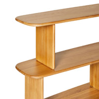 Jasper Solid Oak Low Bookshelf