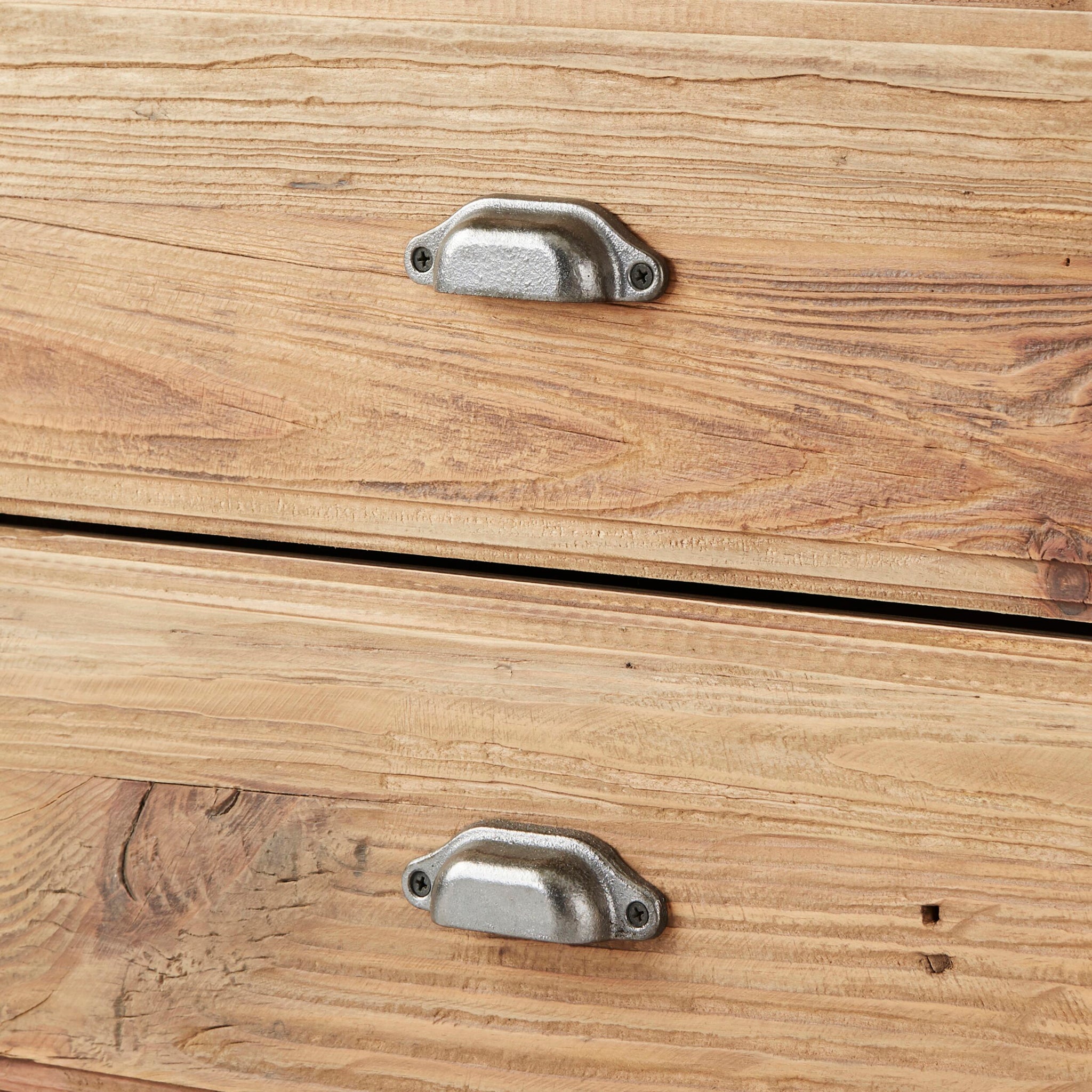 Kalise Reclaimed Timber 6 Drawer TV Unit