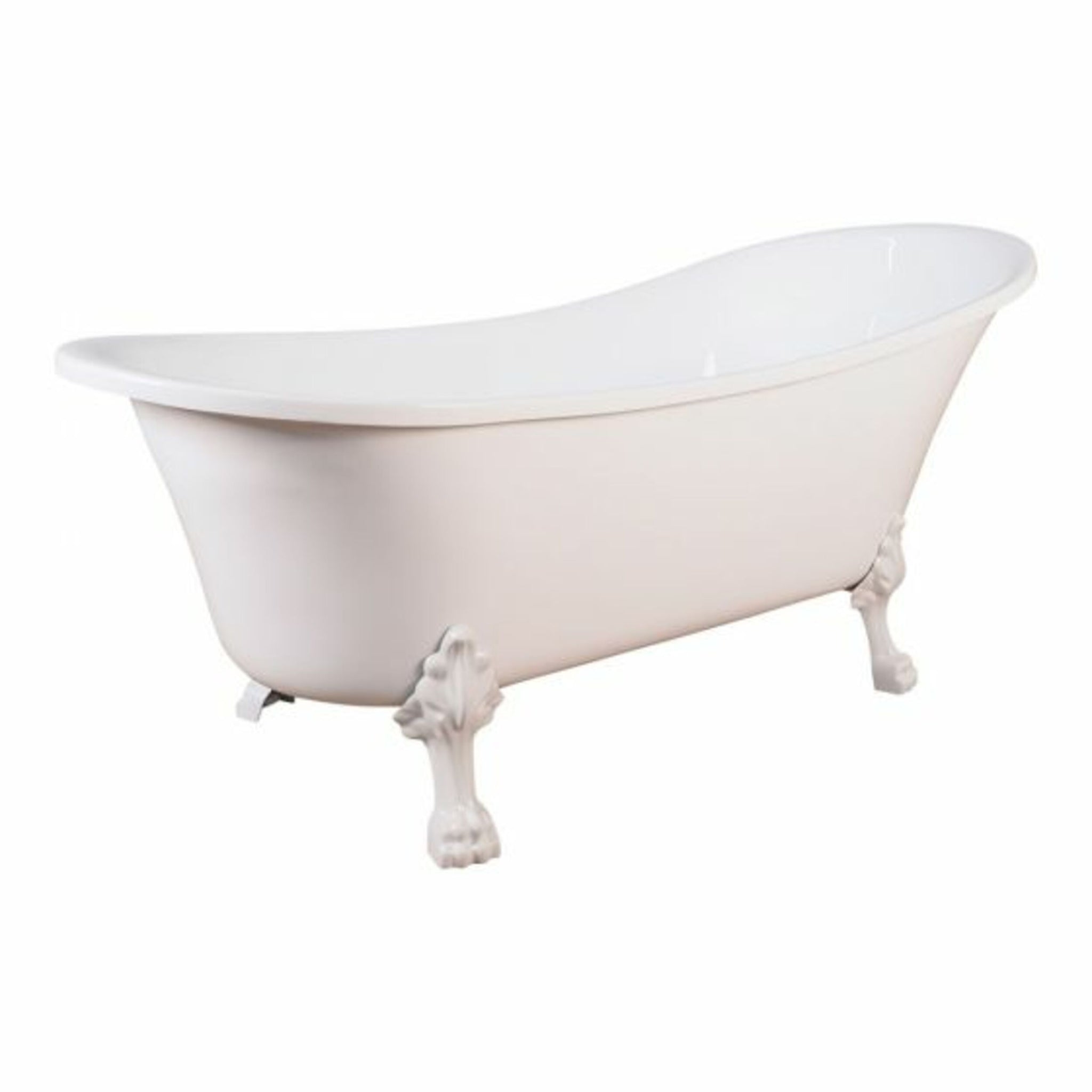 Alto White Bath 1700mm with White Feet Package