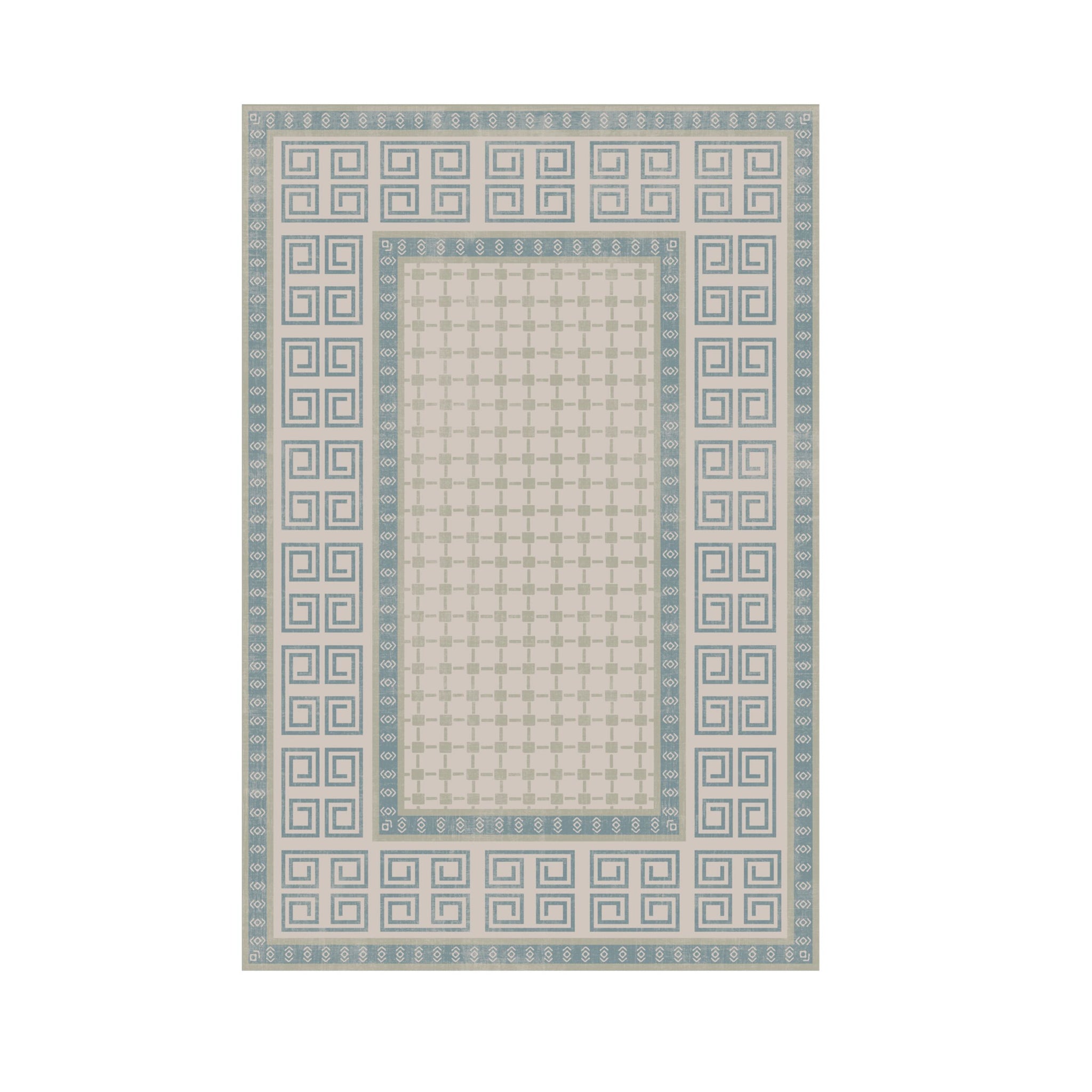Paros Silky Soft Washable Doormat 60x90cm Ocean