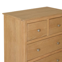 Oakridge 5 Drawer Chest Light Oak