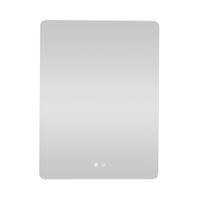 Bowen Rectangle LED Vanity Mirror Silver 60x80cm