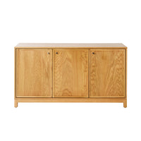 Avalon 3 Door Sideboard Light Oak
