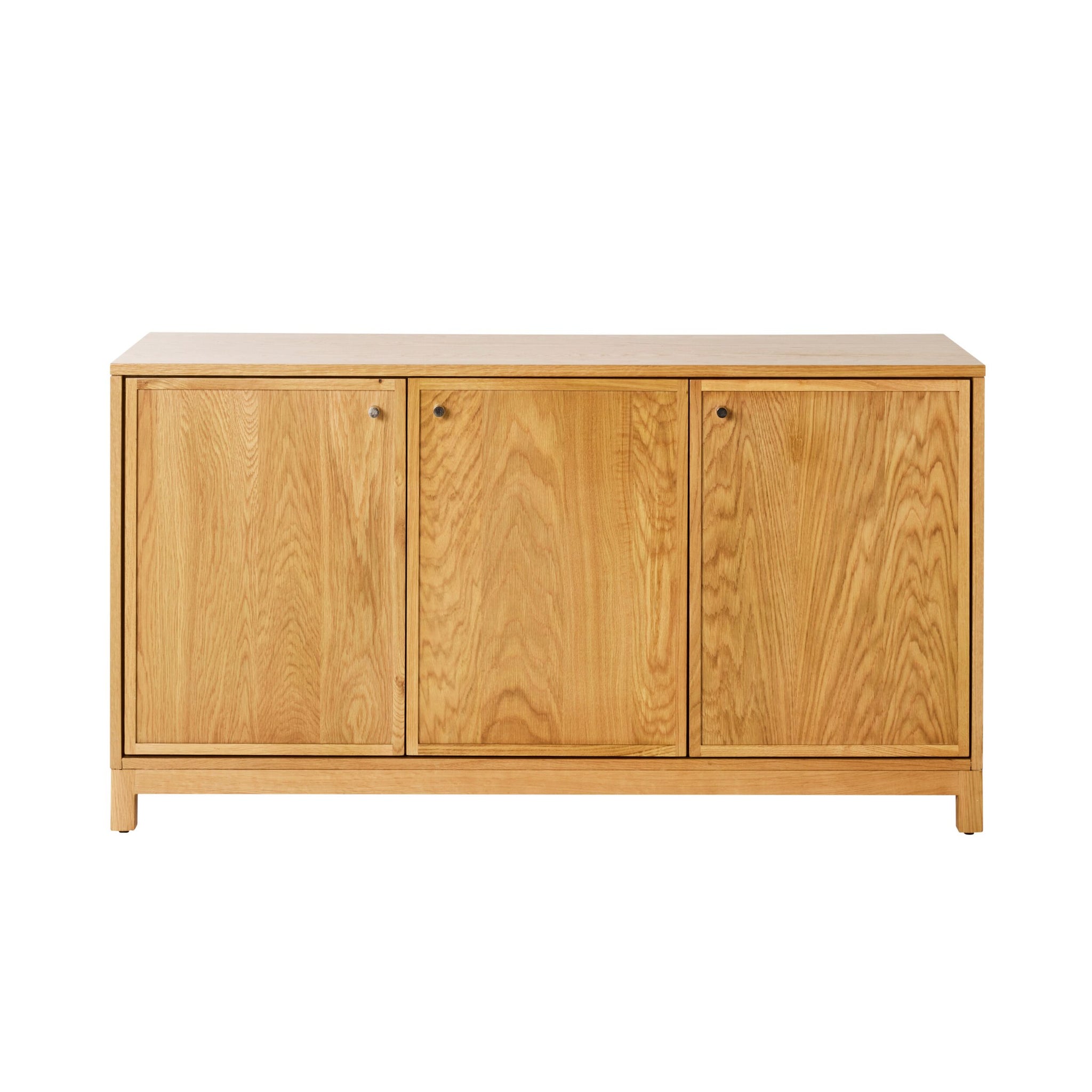 Avalon 3 Door Sideboard Light Oak