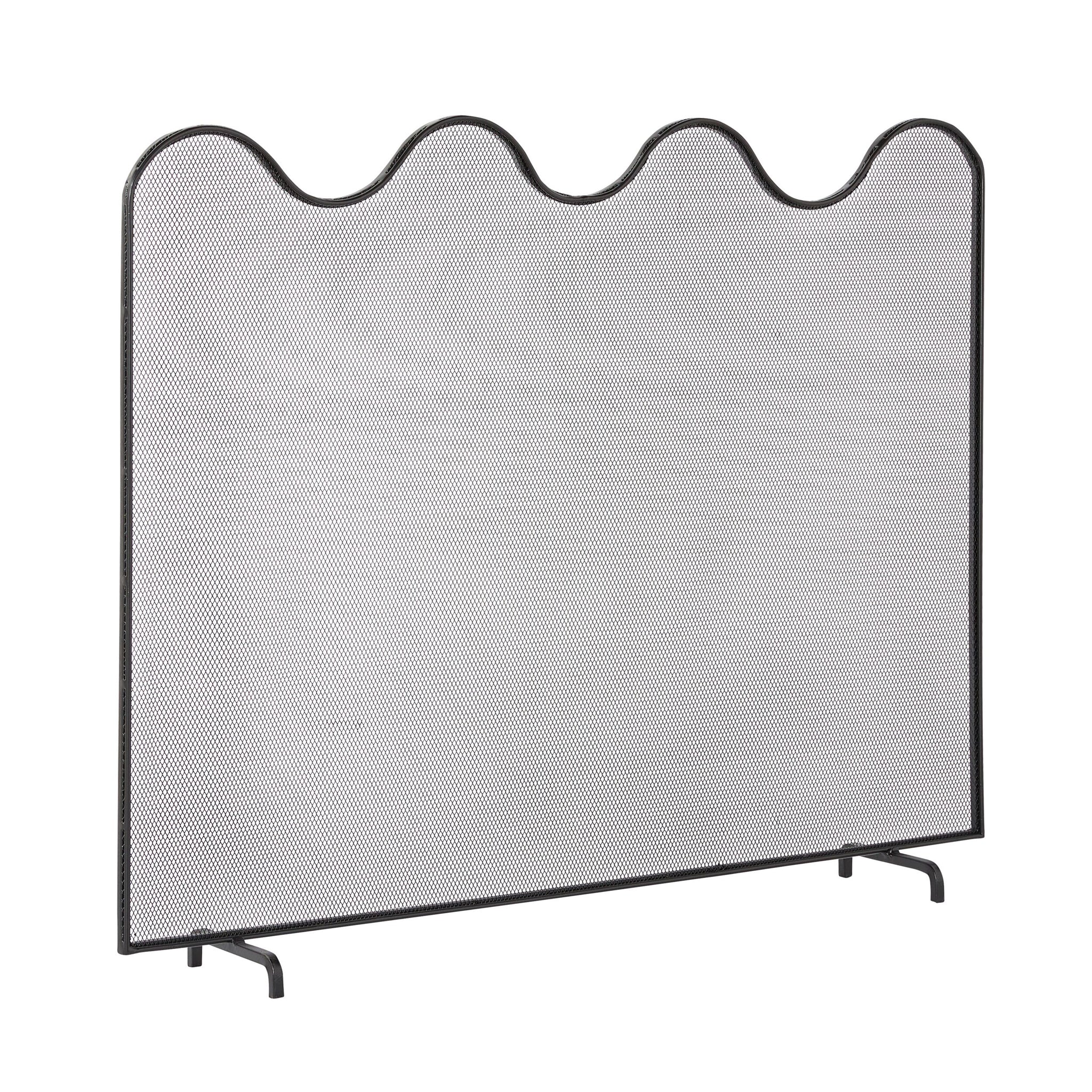 Flo Fire Screen Black