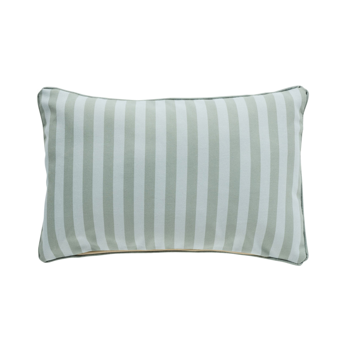 Aruba Solid and Striped Outdoor Cushion Blue 35x55cm