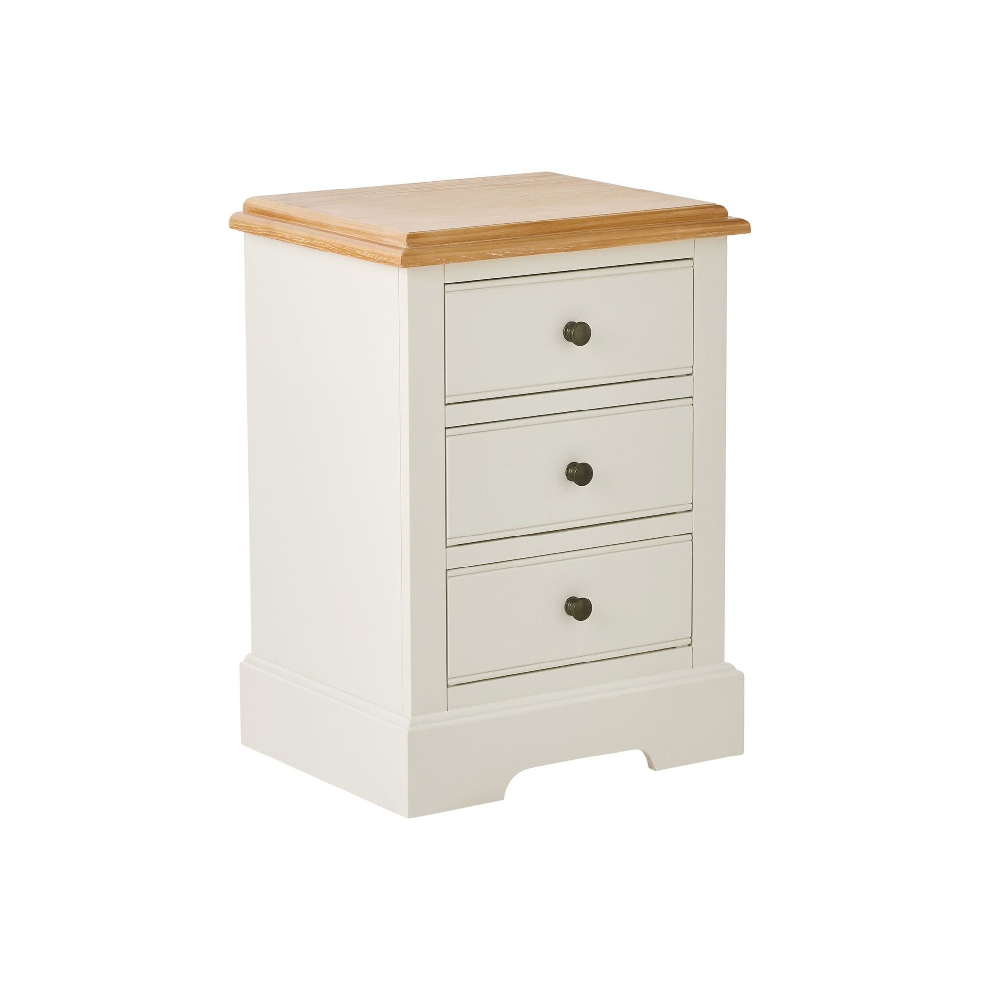 Clover 3 Drawer Bedside Table