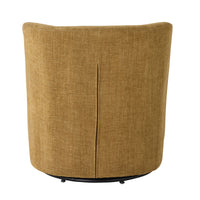 Amala Swivel Occasional Chair Mustard Weave