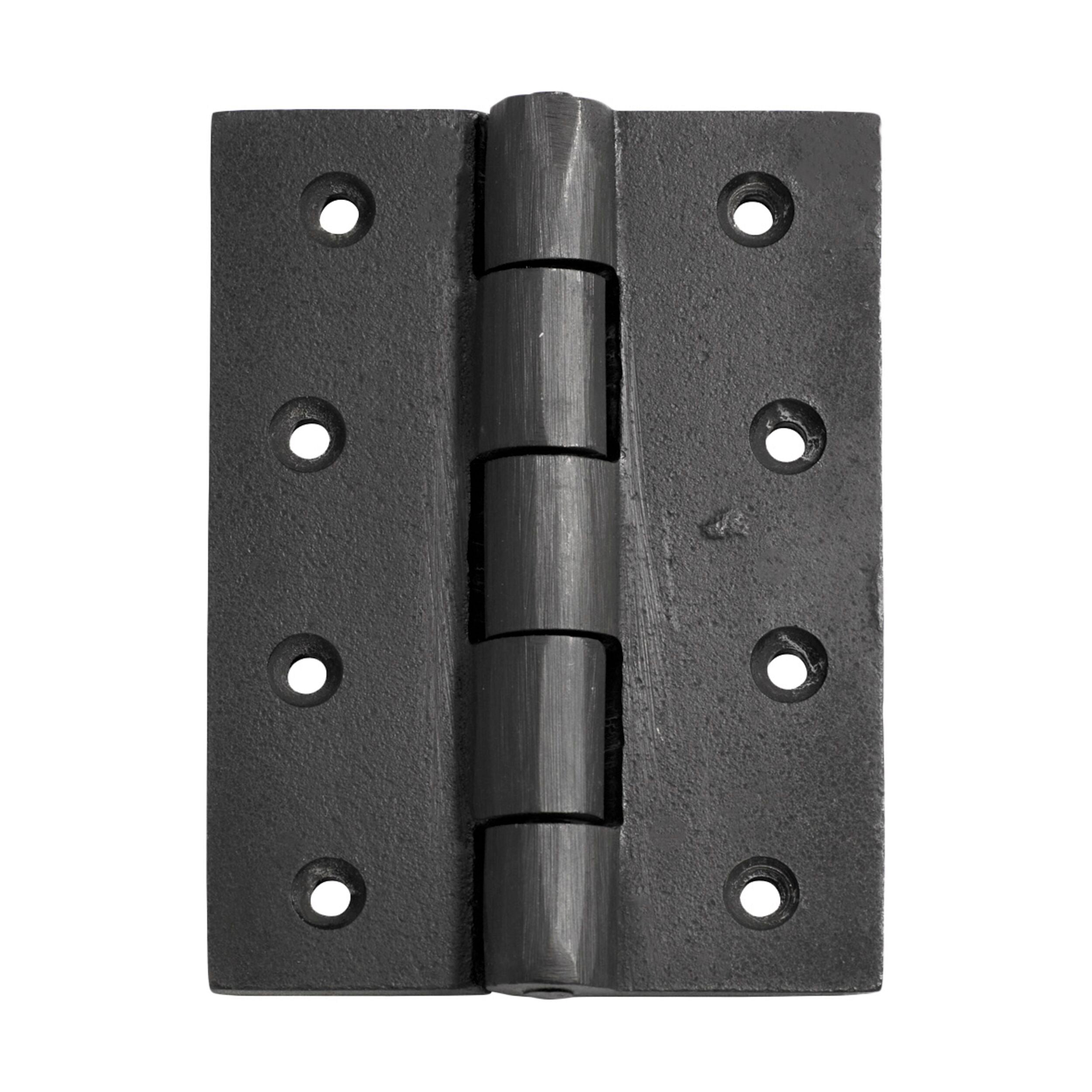 1241 Hinge Cast Iron Matte Black H100xW75mm