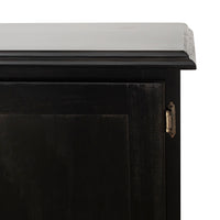Armand 2 Door Book Cabinet 124 x 83cm Black
