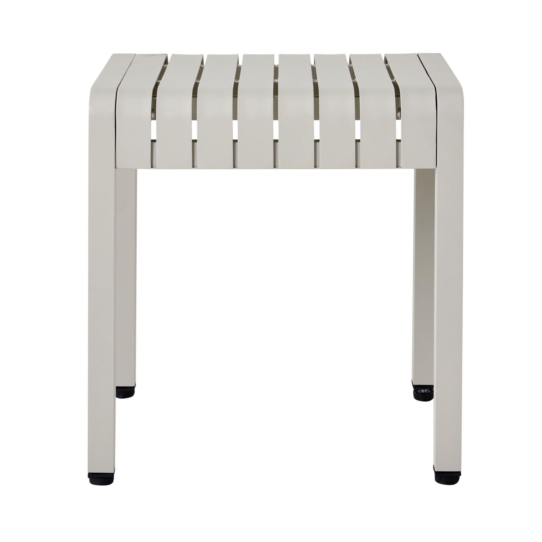 Tomi Alumnium Stool Stool Taupe