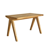 Kalise Reclaimed Timber Desk with Scissor Leg