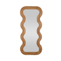 Echoes Scalloped Wooden Floor Mirror 81x182cm