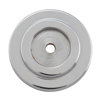 4127 Backplate For Domed Cupboard Knob Chrome Plated D38mm