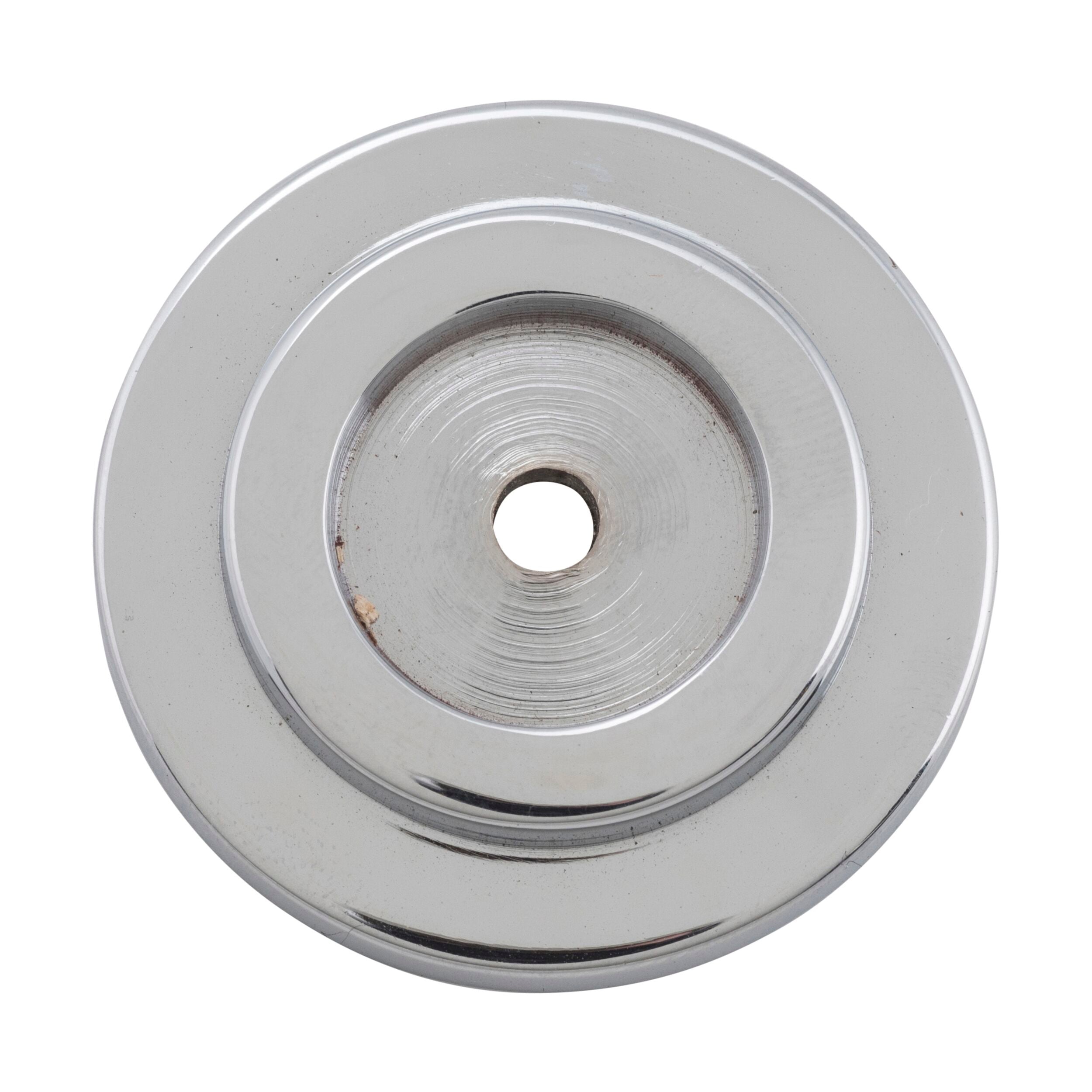 4127 Backplate For Domed Cupboard Knob Chrome Plated D38mm