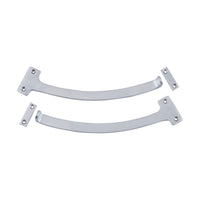 9768 Fanlight Stop Pair Satin Chrome L190mm