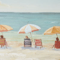 Scorching Afternoon Framed Canvas Print 100x100cm