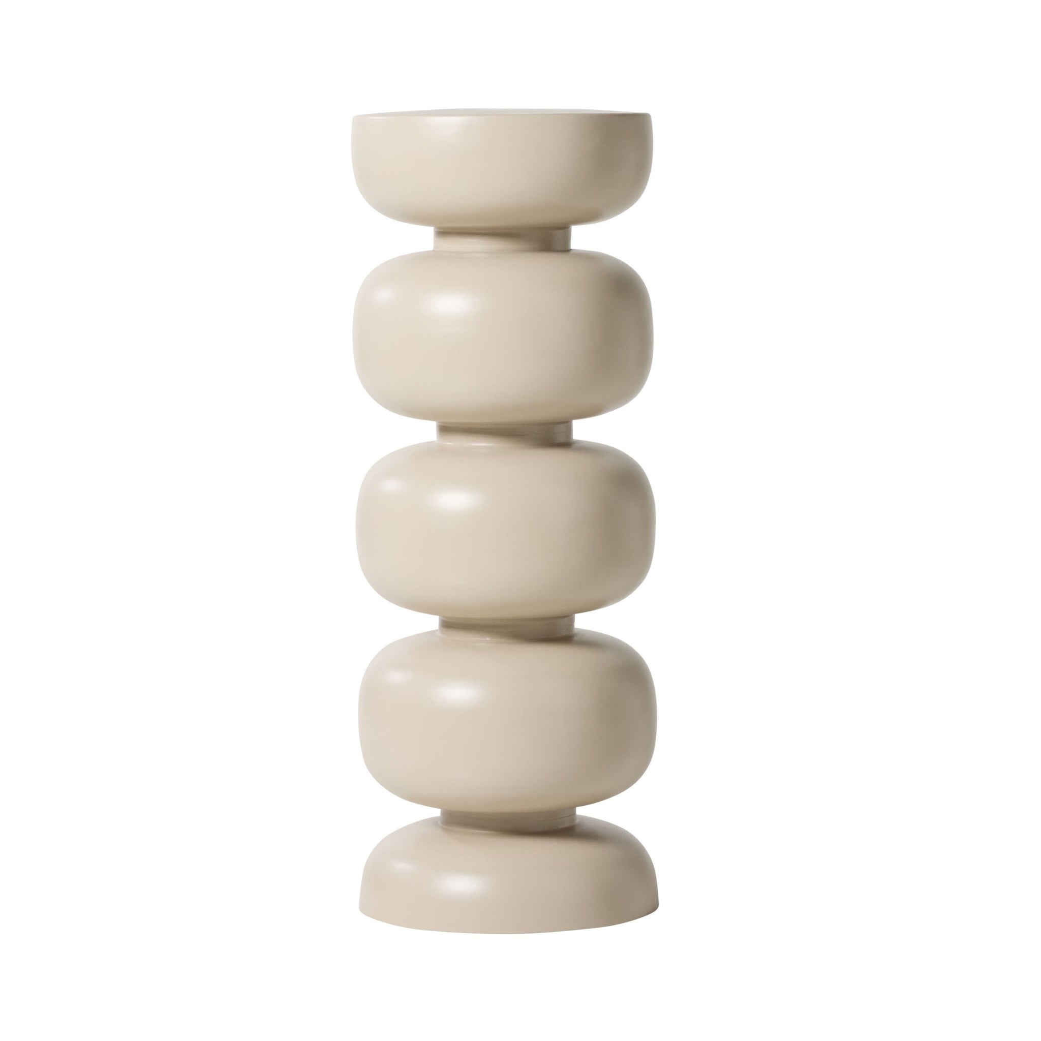 Amarra Pedestal Plant Stand Taupe 78cm